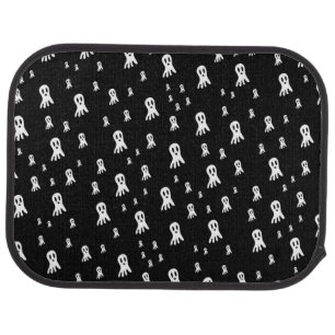 Spooky Gothic Ghost Illustration Car Floor Mat