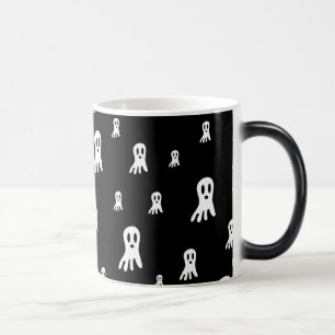 Spooky Gothic Ghost Illustration Color Morph Mug
