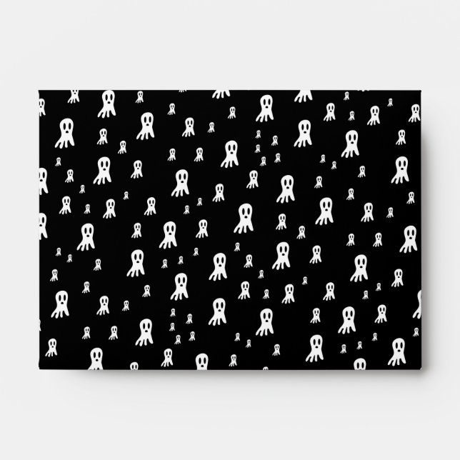 Spooky Gothic Ghost Illustration Envelope (Front)
