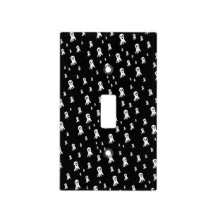 Spooky Gothic Ghost Illustration Light Switch Cover