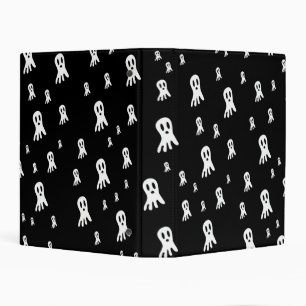 Spooky Gothic Ghost Illustration Mini Binder