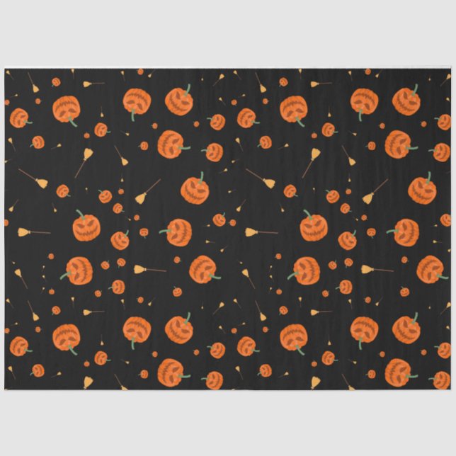 Spooky Gothic Halloween Decoupage Tissue Paper (Front)