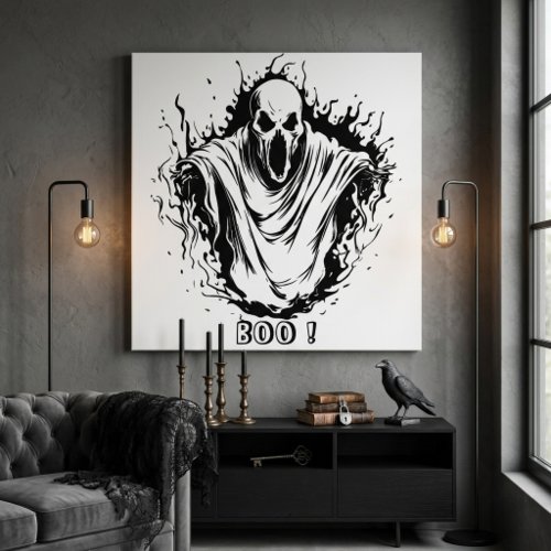Spooky Gothic Halloween Ghost Acrylic Print