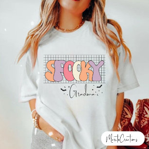 Spooky Grandma, Halloween Grandma,Retro Gradma, T-Shirt