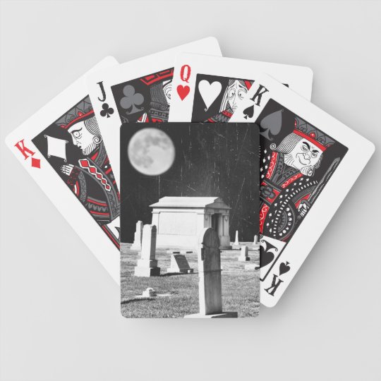 spooky playing cards