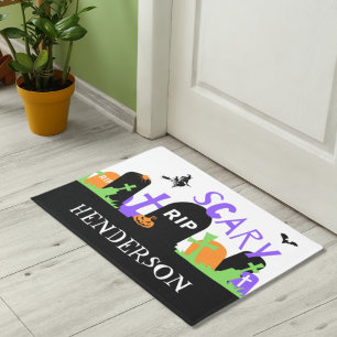 Spooky Graveyard Doormat