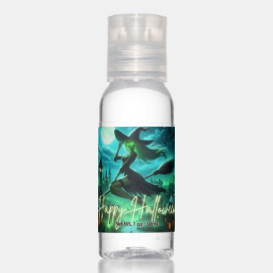 Spooky green aura Halloween witch Hand Sanitizer