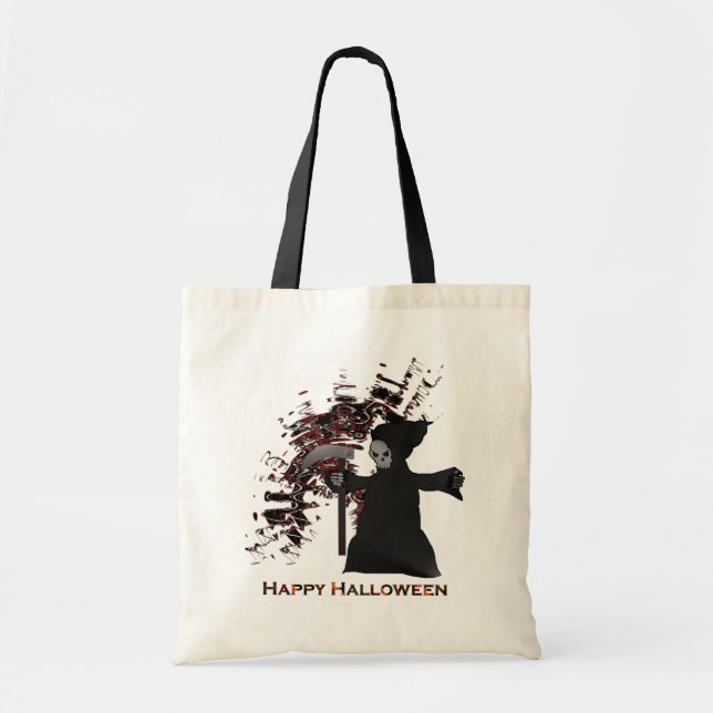 Spooky Grim Reaper Collection Tote Bag (Front)