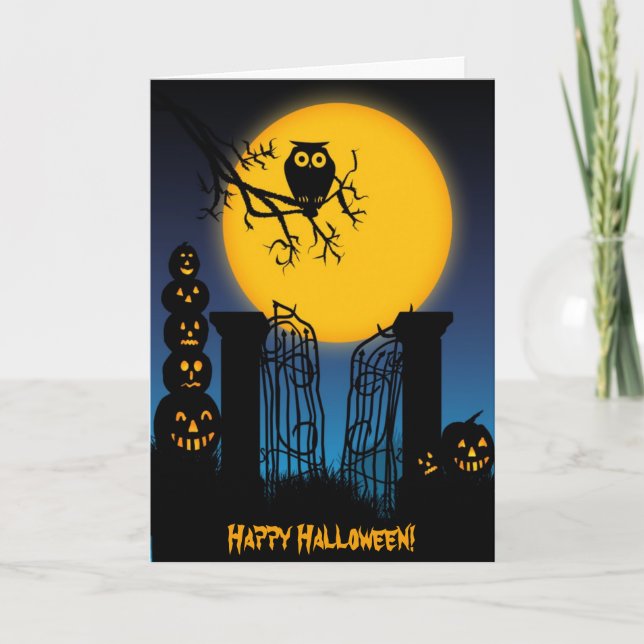 Spooky Halloween 4 Card (Front)