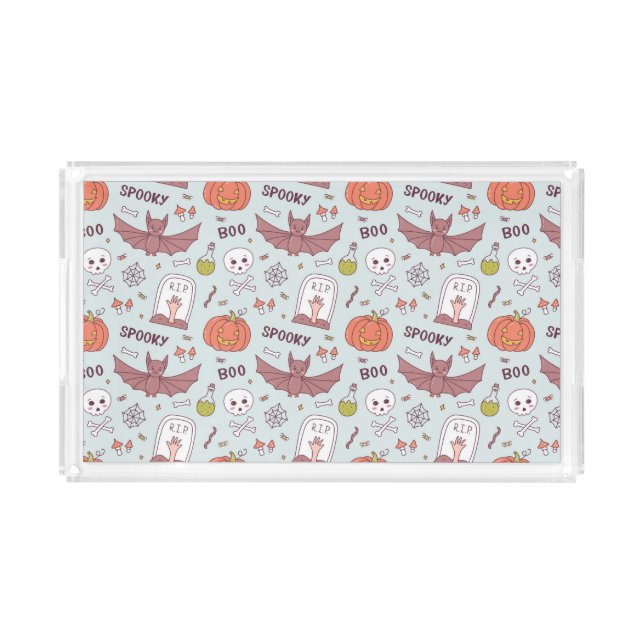 Spooky Halloween Acrylic Tray (Front)
