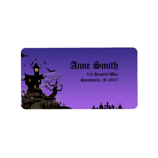Spooky Halloween Address Labels | Zazzle.com