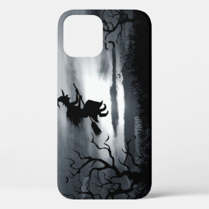 Spooky Halloween Background Vintage Design iPhone 12 Case