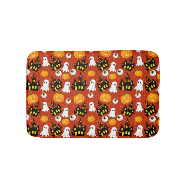 Spooky Halloween  Bath Mat (Front)