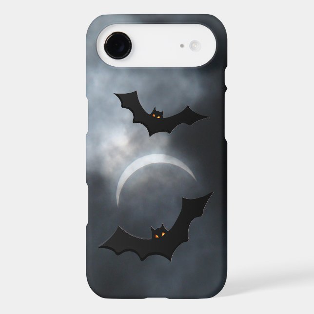 Spooky Halloween Bats In Eclipse Case-Mate iPhone Case (Back)