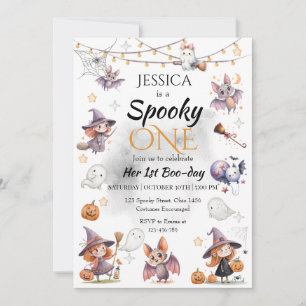 Spooky Halloween Birthday Invitation