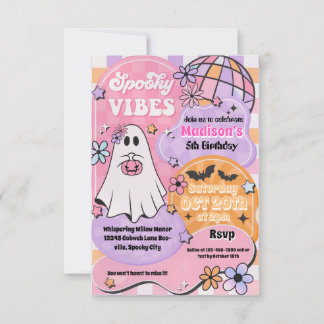 Spooky Halloween Birthday Party Invitation