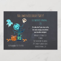 Spooky Halloween Birthday Party Invitation