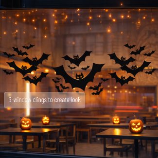 Spooky Halloween Black Bats