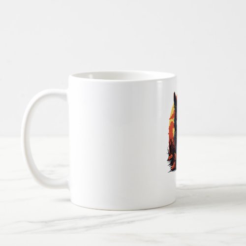 Spooky Halloween Black Cat   Coffee Mug