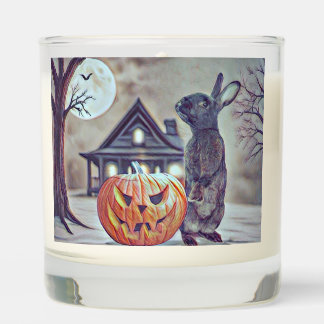 Spooky Halloween Bunny Rabbit Scented Jar Candle