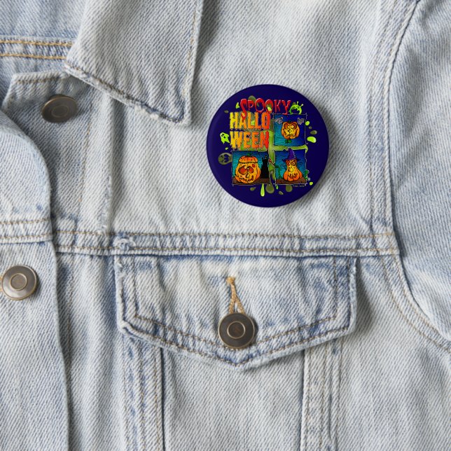 Spooky Halloween Button (In Situ)