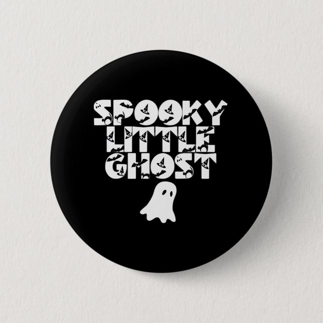 Spooky Halloween Button (Front)