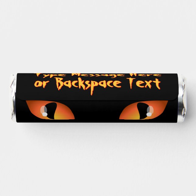 Spooky Halloween Candy Custom Breath Savers® Mints (Back)