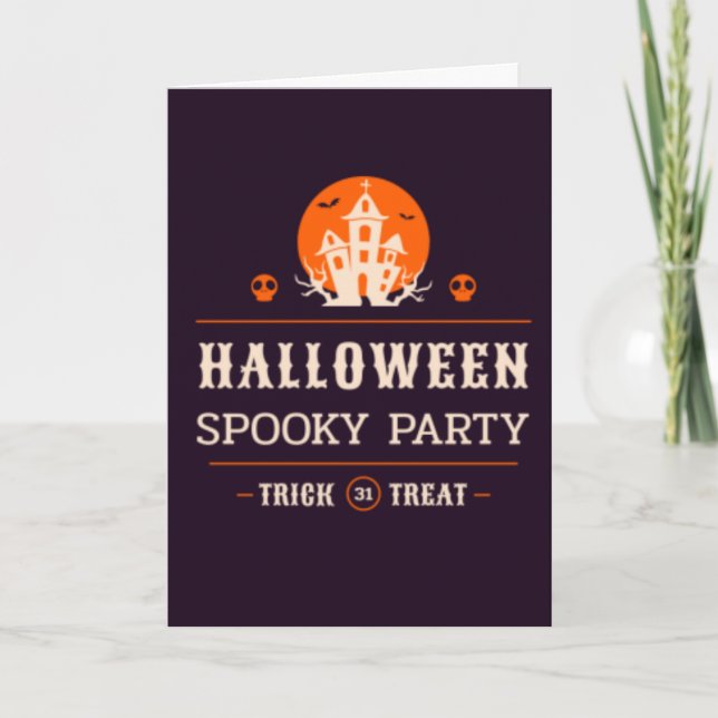 Spooky Halloween Card (Front)