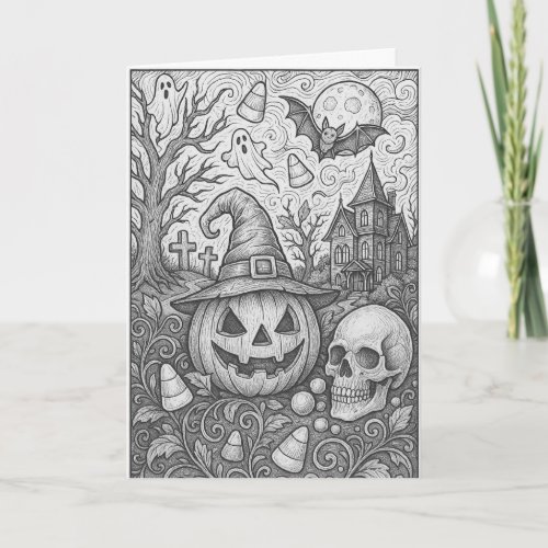 Spooky Halloween Card