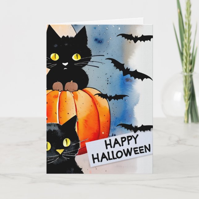 Spooky Halloween Card (Front)