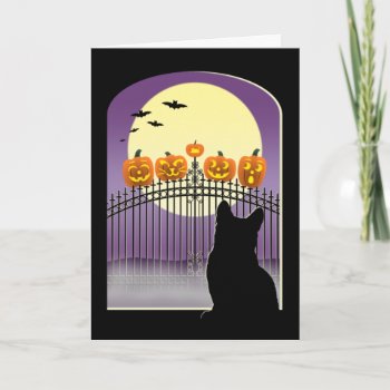 Spooky Halloween Card by lamessegee at Zazzle