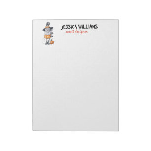 Spooky Halloween character cartoon Notepad