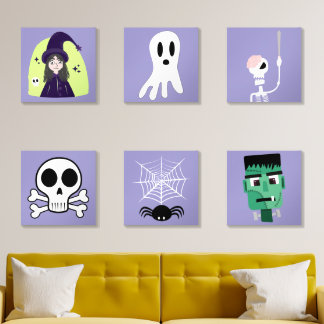 Spooky Halloween Collection Acrylic Photo Tile