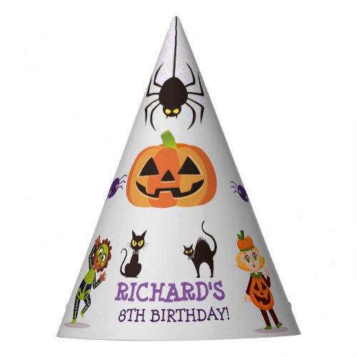 Spooky Halloween Costume Kids Birthday Party Party Hat