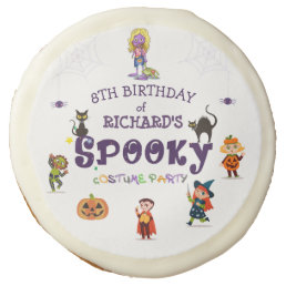 Spooky Halloween Costume Kids Birthday Party Sugar Cookie