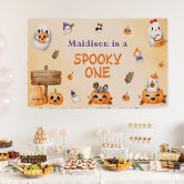GIOGUK Halloween Spooky One Birthday High Chair Banner - Spooky Baby First Birthday - View #13