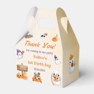 Spooky Halloween Cute Ghost Favor Boxes