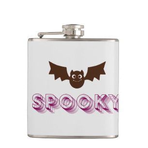 Spooky Halloween [Design Name] Custom Hip Flask – 