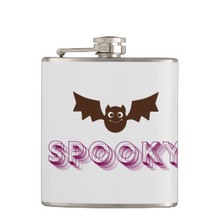 Spooky Halloween [Design Name] Custom Hip Flask – 