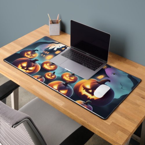 Spooky halloween desk mat