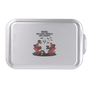 Spooky Halloween Dog Spooky Ghost 23 Cake Pan