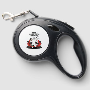 Spooky Halloween Dog Spooky Ghost 23 Retractable Pet Leash