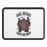 Spooky Halloween Dog Spooky Ghost 2 Hitch Cover