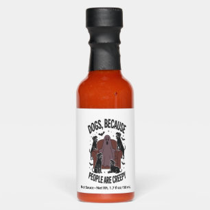 Spooky Halloween Dog Spooky Ghost 2 Hot Sauces