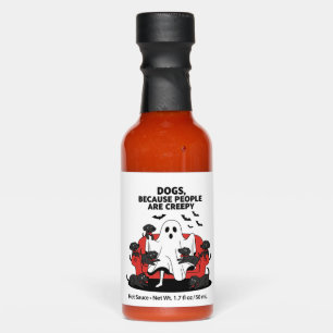 Spooky Halloween Dog Spooky Ghost Hot Sauces