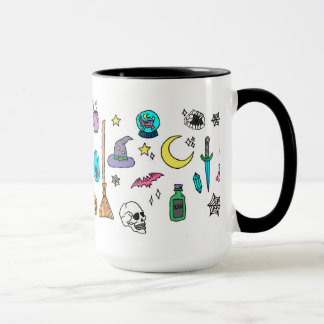 Spooky Halloween Doodles Mug