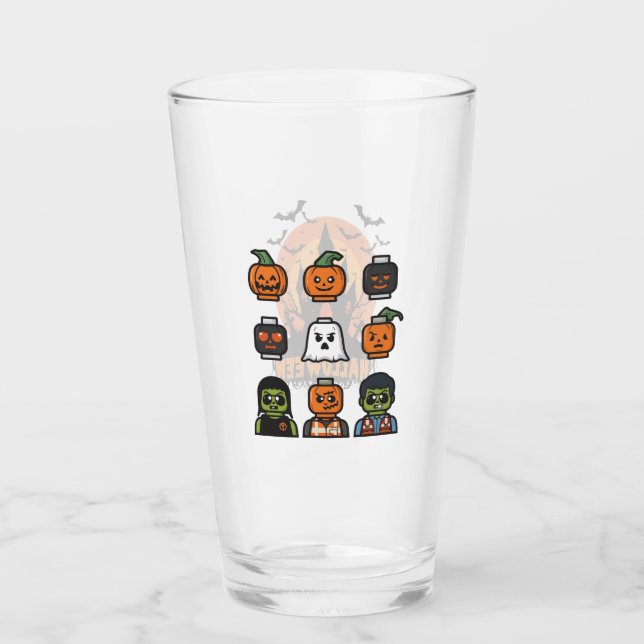 Spooky Halloween Drinking Glass Design (Front)