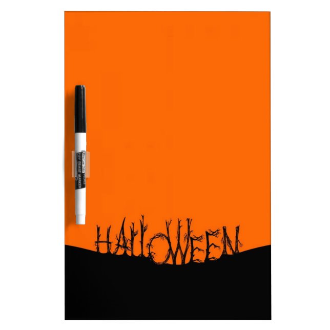 Spooky Halloween Dry Erase Board (Front)