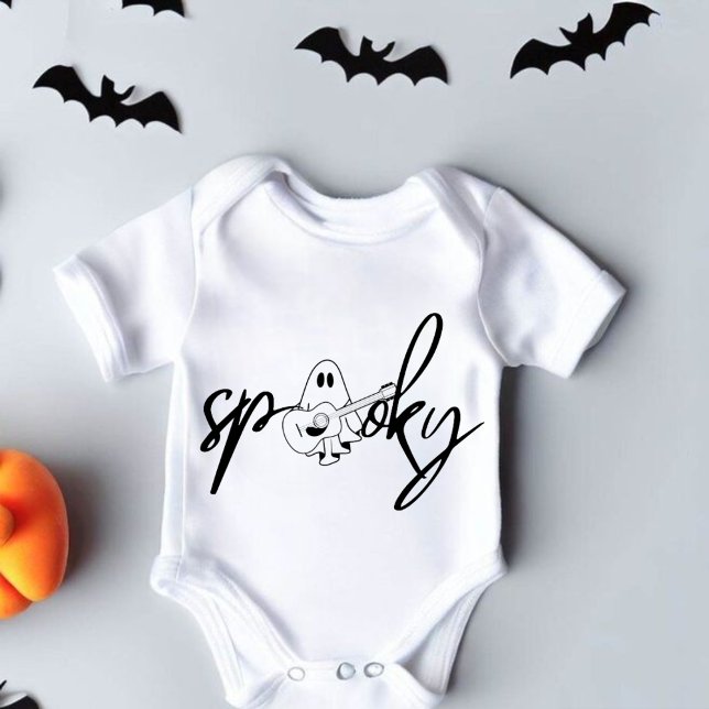 Spooky Halloween Dude Baby Body, Spooky Season  Bodysuit (Spooky )