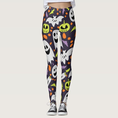 Spooky Halloween Everything Cute Leggings